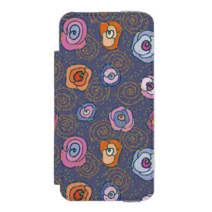 Abstract rose field pattern incipio watson™ iPhone 5 wallet case