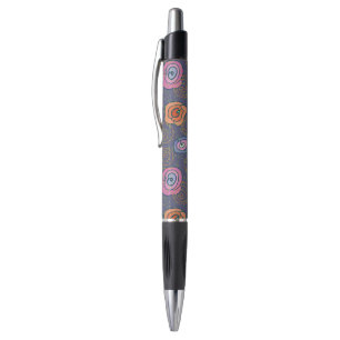 Abstract rose field pattern pen
