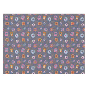 Abstract rose field pattern tablecloth