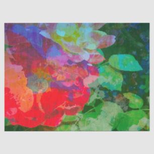 Abstract Rose Garden Tissue Paper