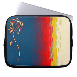 Abstract Rose Laptop Bag