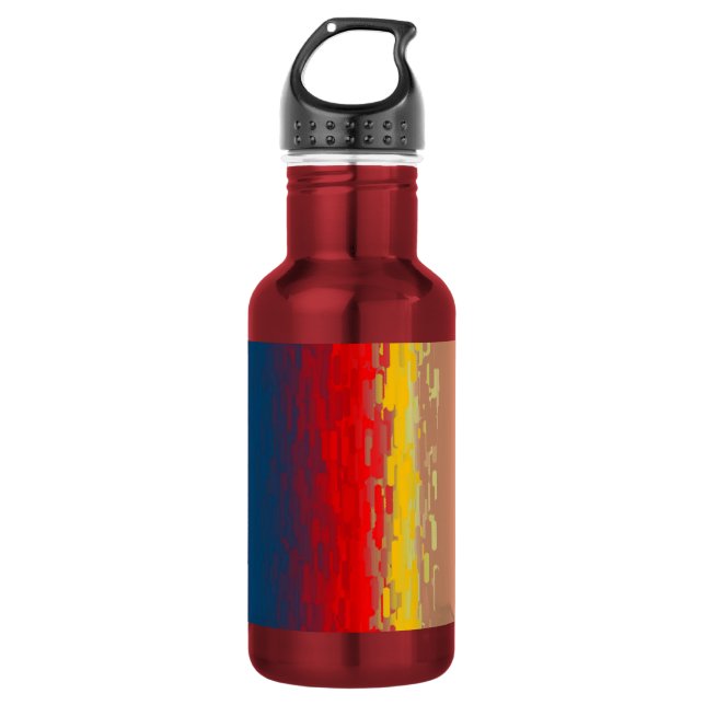 Abstract Rose Liberty 532 Ml Water Bottle (Front)