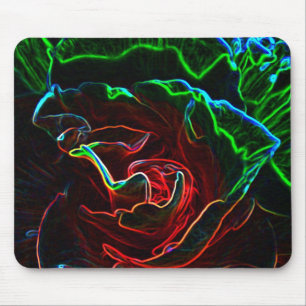 Abstract Rose mousepad