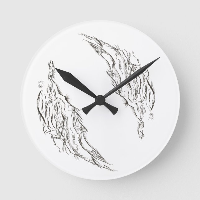 abstract round clock (Front)