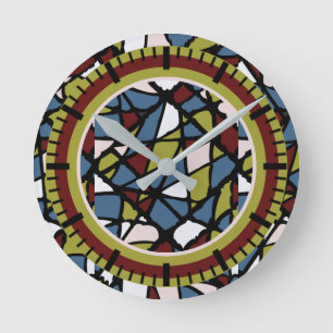 Abstract Round Clock