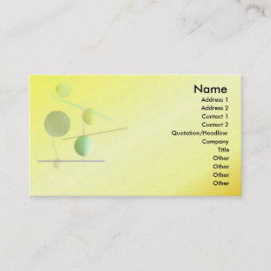 Abstract Round Profile Card