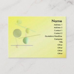 Abstract Round Profile Card
