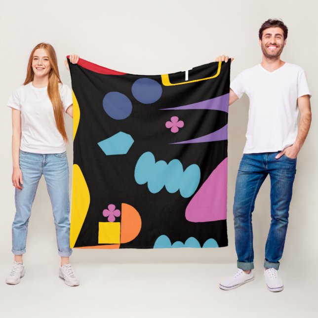 ABSTRACT RT FLEECE BLANKET (In Situ)