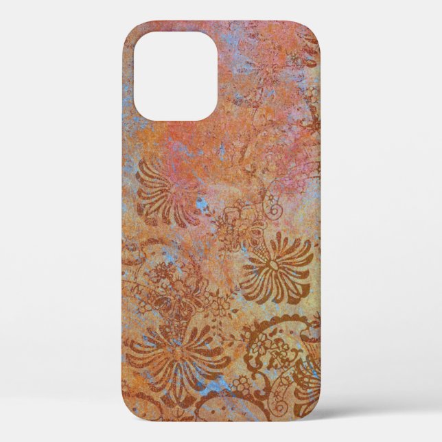 Abstract Rustic Country Floral Case-Mate iPhone Case (Back)