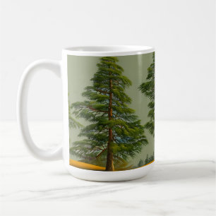 Abstract Rustic Northern Pine Coffee Mug