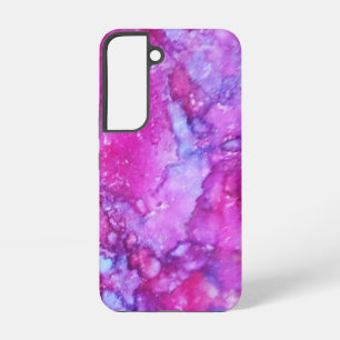 Abstract Samsung Phone Case - Purple Gemstone