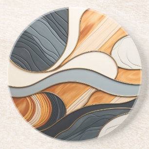 Abstract Sandstone Coaster