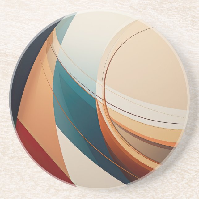 Abstract Sandstone Coaster (Front)