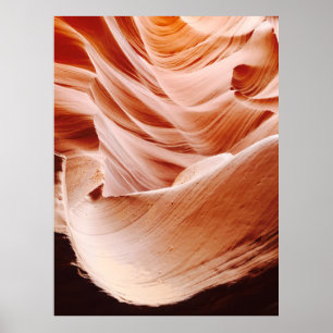 ABSTRACT SANDSTONE RAVINE POSTER