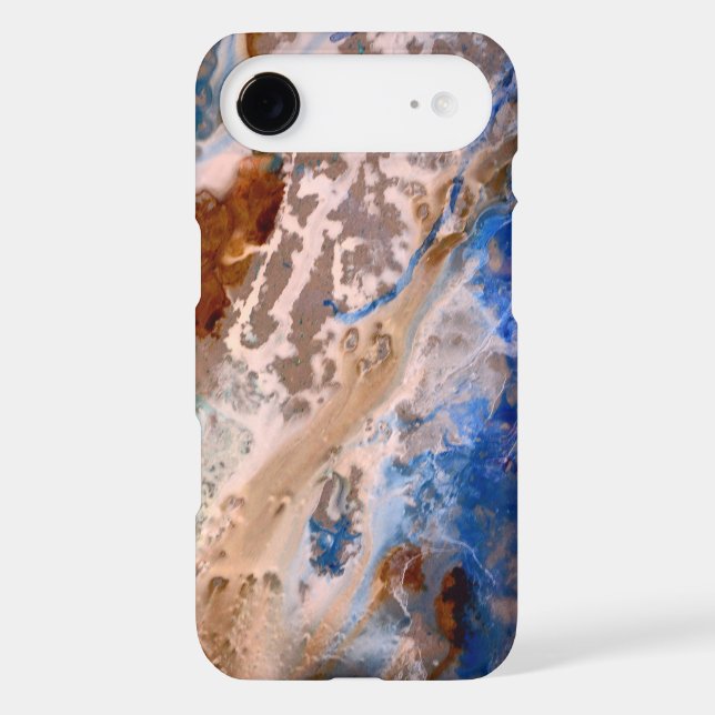 Abstract sandy beach pattern water foam pattern  Case-Mate iPhone case (Back)