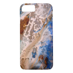 Abstract sandy beach pattern water foam pattern  iPhone 8/7 case