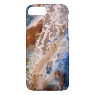 Abstract sandy beach pattern water foam pattern iPhone 8/7 case