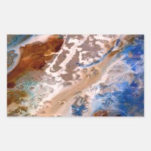Abstract sandy beach pattern water foam pattern  sticker
