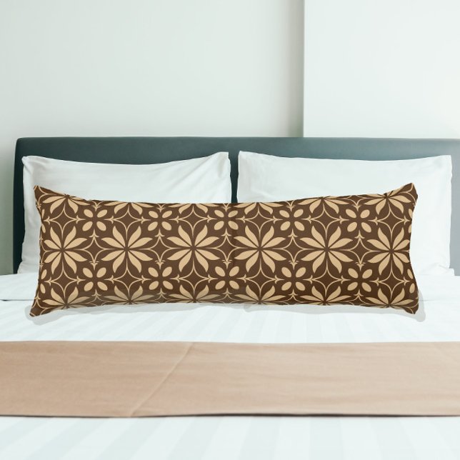 Abstract Scandinavian Geometric Floral Pattern Body Pillow (Creator Uploaded)