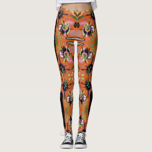 Abstract Scandinavian Modern Art  Leggings