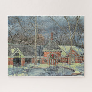 Abstract Scene . Central Park New York. Jigsaw Puzzle
