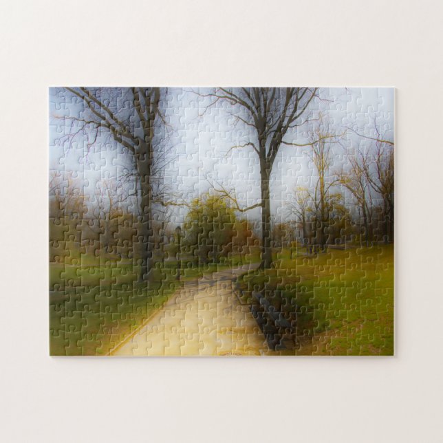 Abstract Scene . Central Park New York. Jigsaw Puzzle (Horizontal)