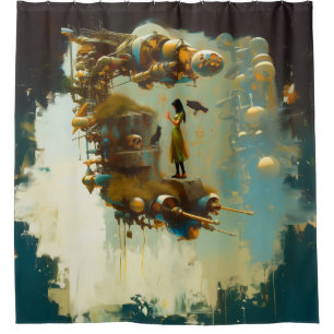 Abstract SciFi Cat Raven Occult Dark Witchy AI Art