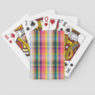 Abstract Scottish Plaid Playing Cards
