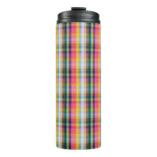 Abstract Scottish Plaid Thermal Tumbler