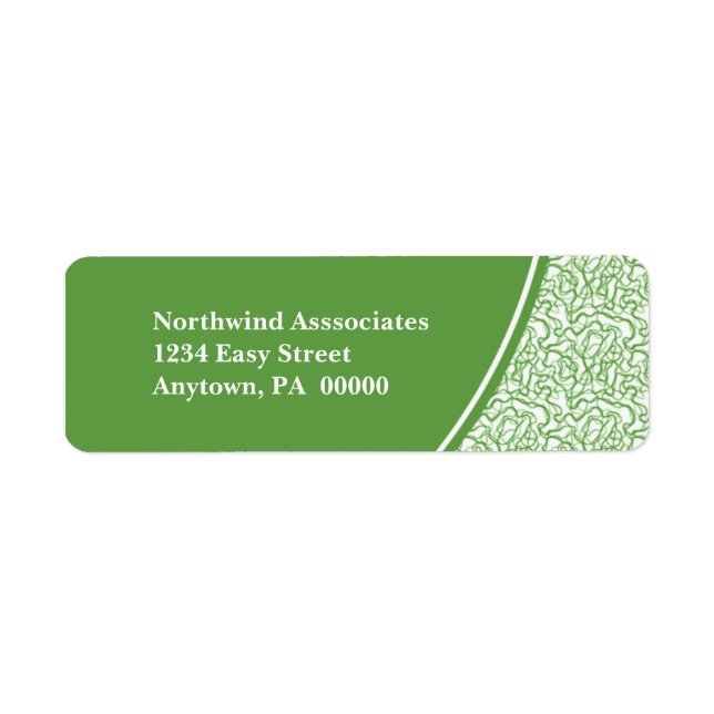 Abstract Scribbles Return Address Label (Front)