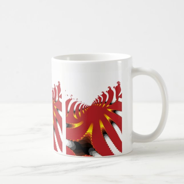 ABSTRACT SEA ANEMONE COFFEE MUG (Right)