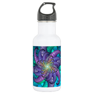 Abstract Sea Anemone Fractal Art 532 Ml Water Bottle