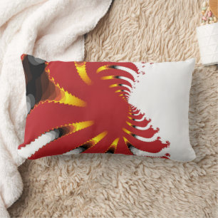 ABSTRACT SEA ANEMONE LUMBAR PILLOW