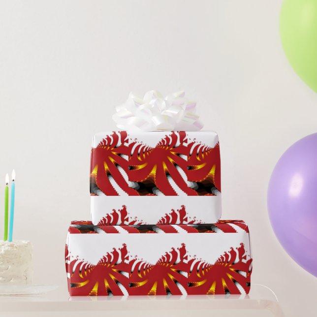 ABSTRACT SEA ANEMONE WRAPPING PAPER (Party Gifts)