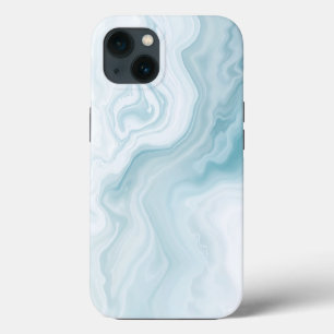Abstract Sea Foam Rendering with Delicate Swirls iPhone 13 Case