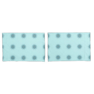 abstract seafoam pillowcase