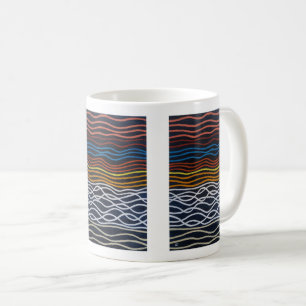 Abstract Seafront Painting by Alfred Fox Coffee Mug