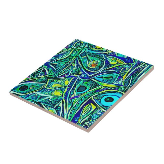 Abstract Sealife  Tile (Side)