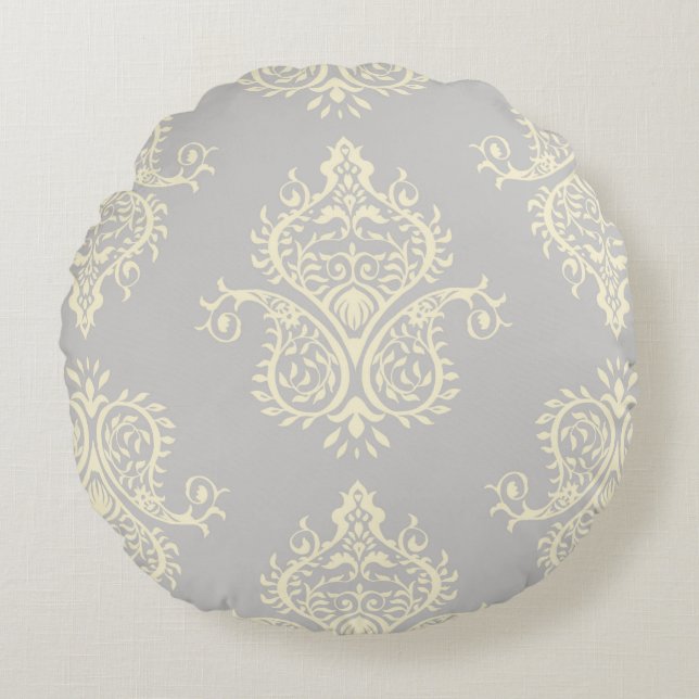 abstract, seamless, african, asia, asian design, a round pillow (Front)
