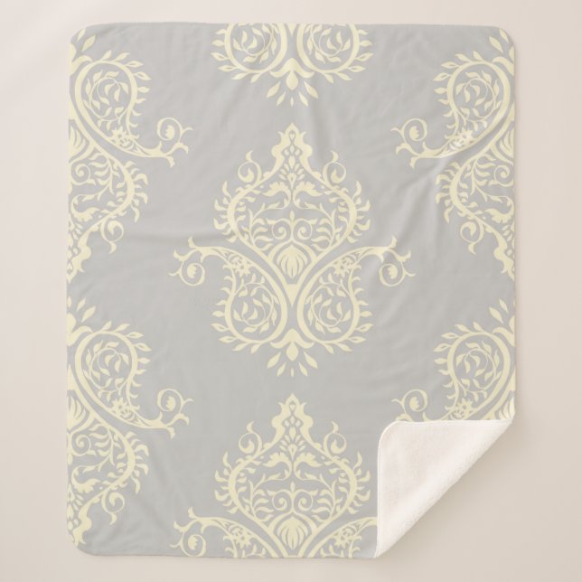 abstract, seamless, african, asia, asian design, a sherpa blanket (Front)