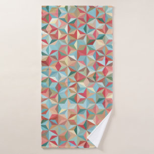 Abstract seamless background consisting of pastel  bath towel