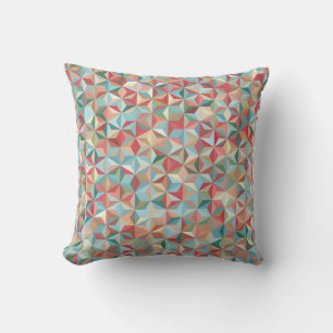 Abstract seamless background consisting of pastel throw pillow