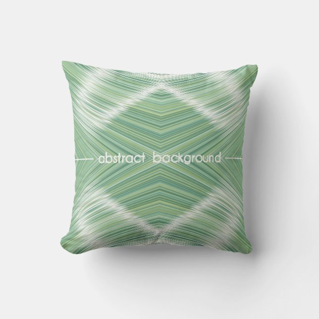 Abstract seamless background. Many wavy lines crea Throw Pillow (Front)