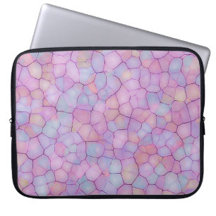 Abstract seamless background of colourful spots li laptop sleeve