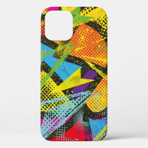 Abstract seamless chaotic pattern. Wallpaper with  iPhone 12 Case