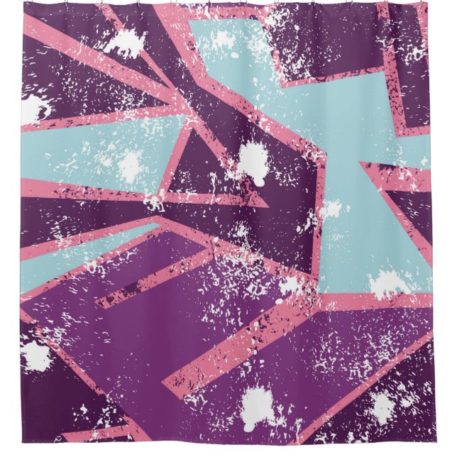 Abstract seamless geometric pattern. grunge urban  (Front)