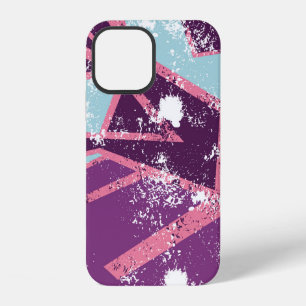 Abstract seamless geometric pattern. grunge urban  iPhone 12 case