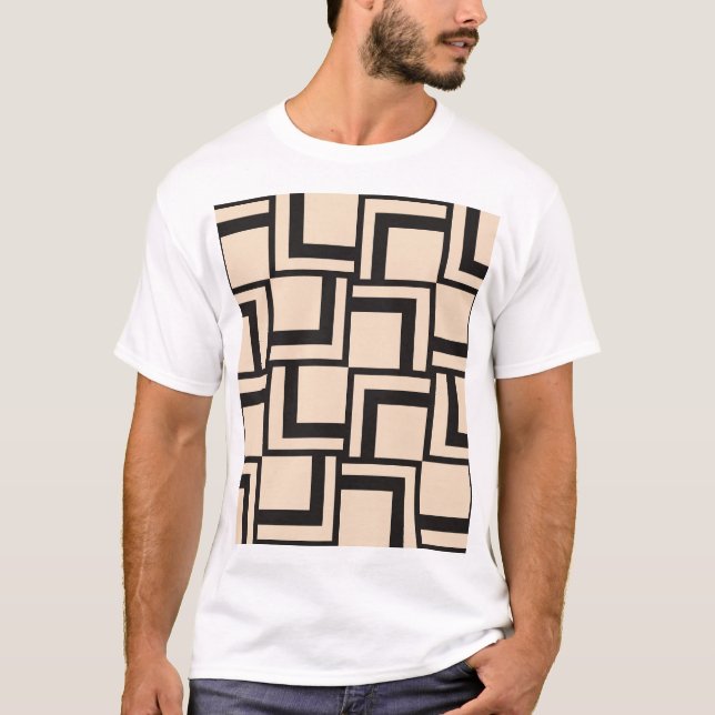Abstract seamless geometric pattern T-Shirt (Front)