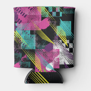 Abstract seamless, girls boys fashion, colourful. can cooler
