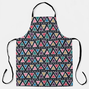 Abstract seamless hand drawn tribal pattern in tre apron